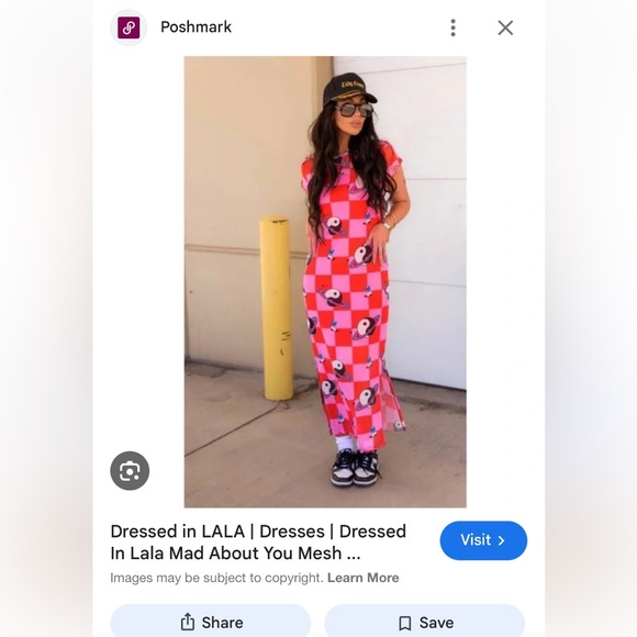 ISO (not for sale!): Dressed in LaLa Cosmic Cowgirl pink and red dress - Picture 4 of 4